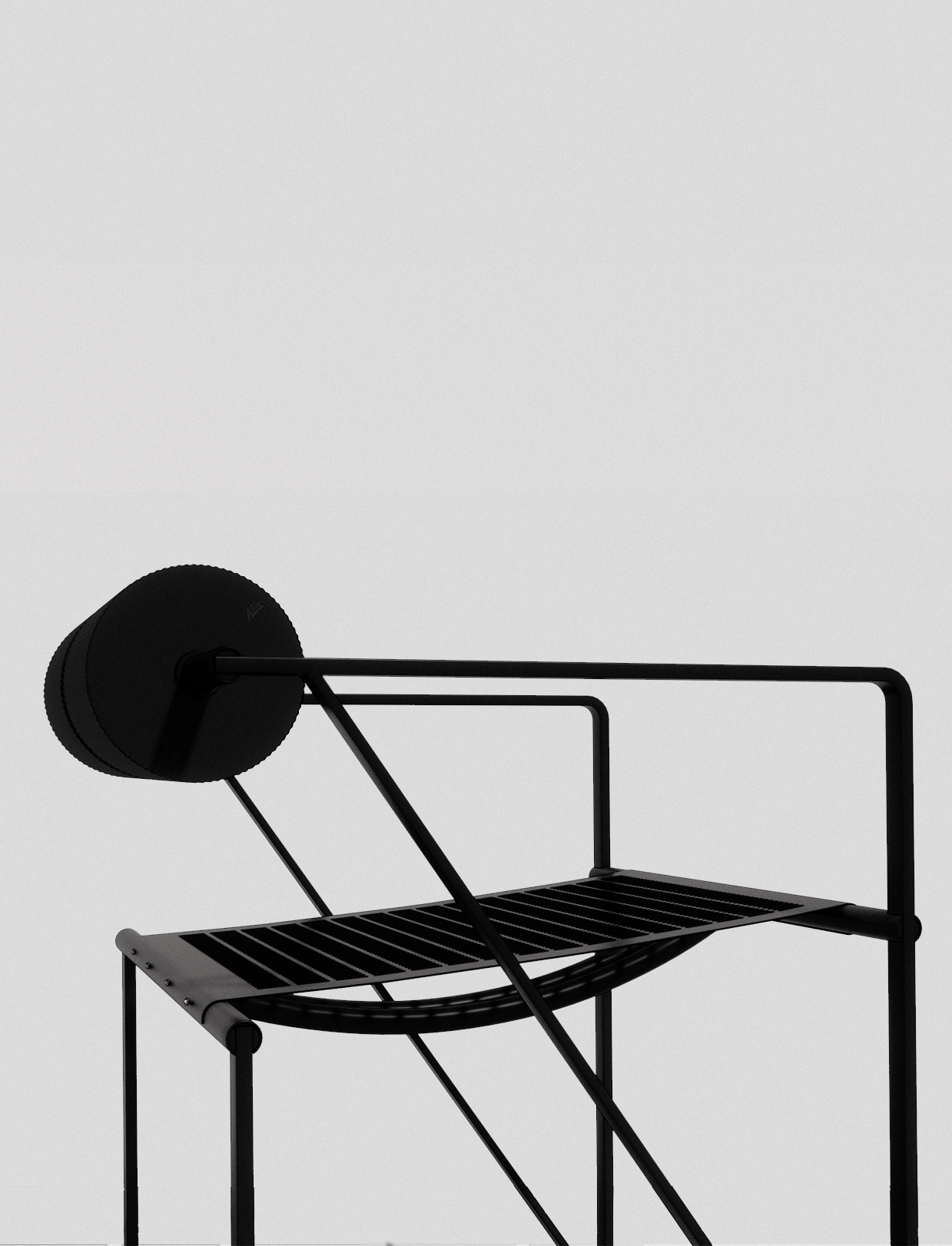 1980s Mario Botta 'Seconda' Armchair by Alias