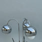 1960s Chrome Waterfall Table Lamp Attributed to Robert Sonneman