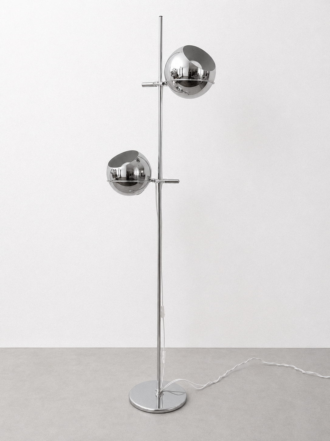 1960s Gepo Amsterdam Chrome Floor Lamp