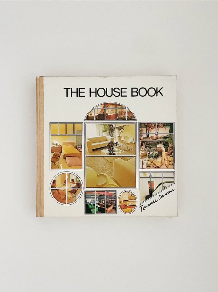 1974 The House Book by Terence Conran; Hardcover