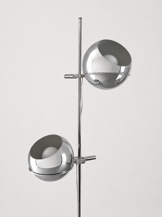 1960s Gepo Amsterdam Chrome Floor Lamp