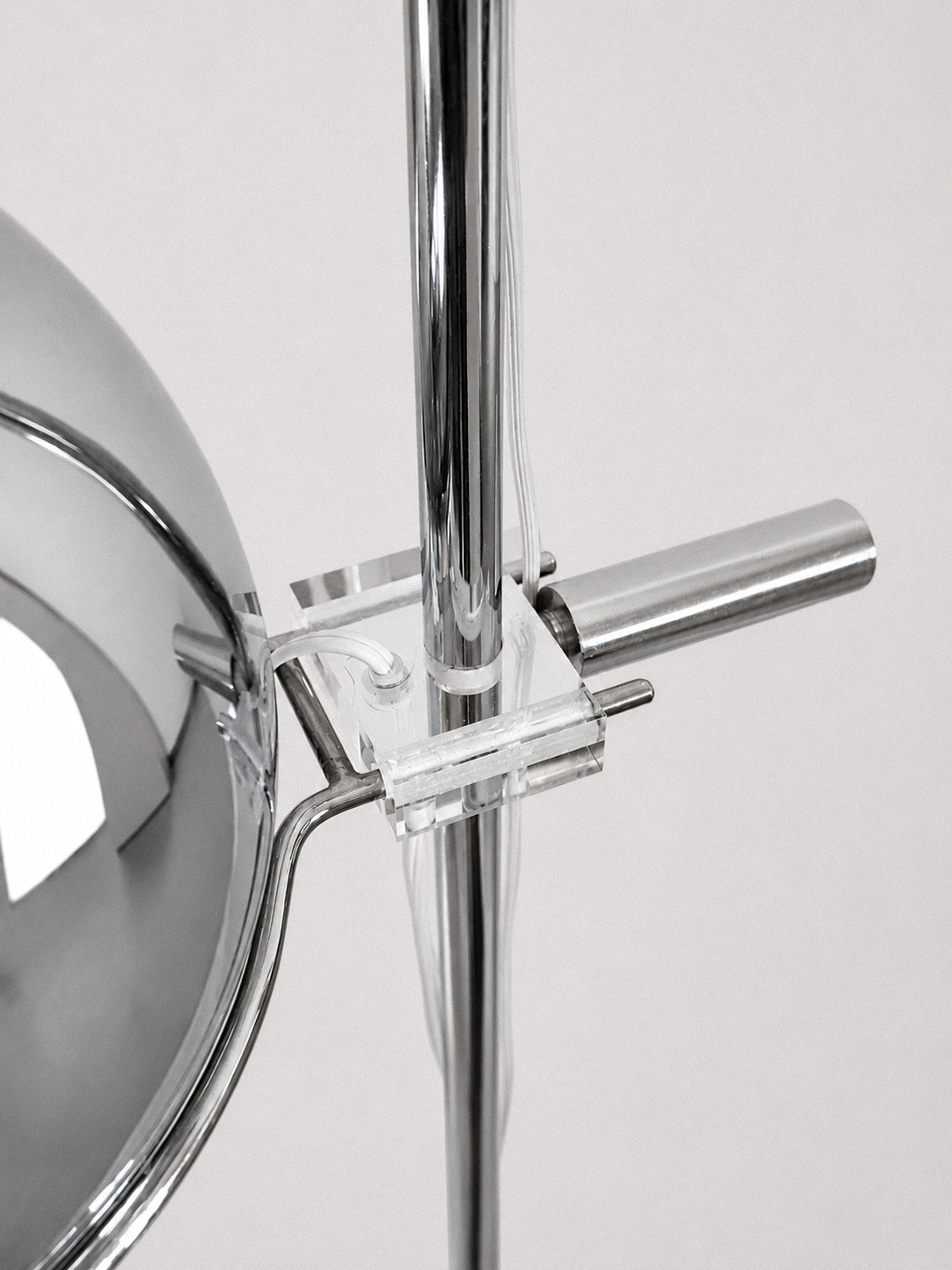 1960s Gepo Amsterdam Chrome Floor Lamp