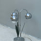 1960s Chrome Waterfall Table Lamp Attributed to Robert Sonneman