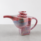 1980s Charles Nalle Ceramic Teapot, Signed