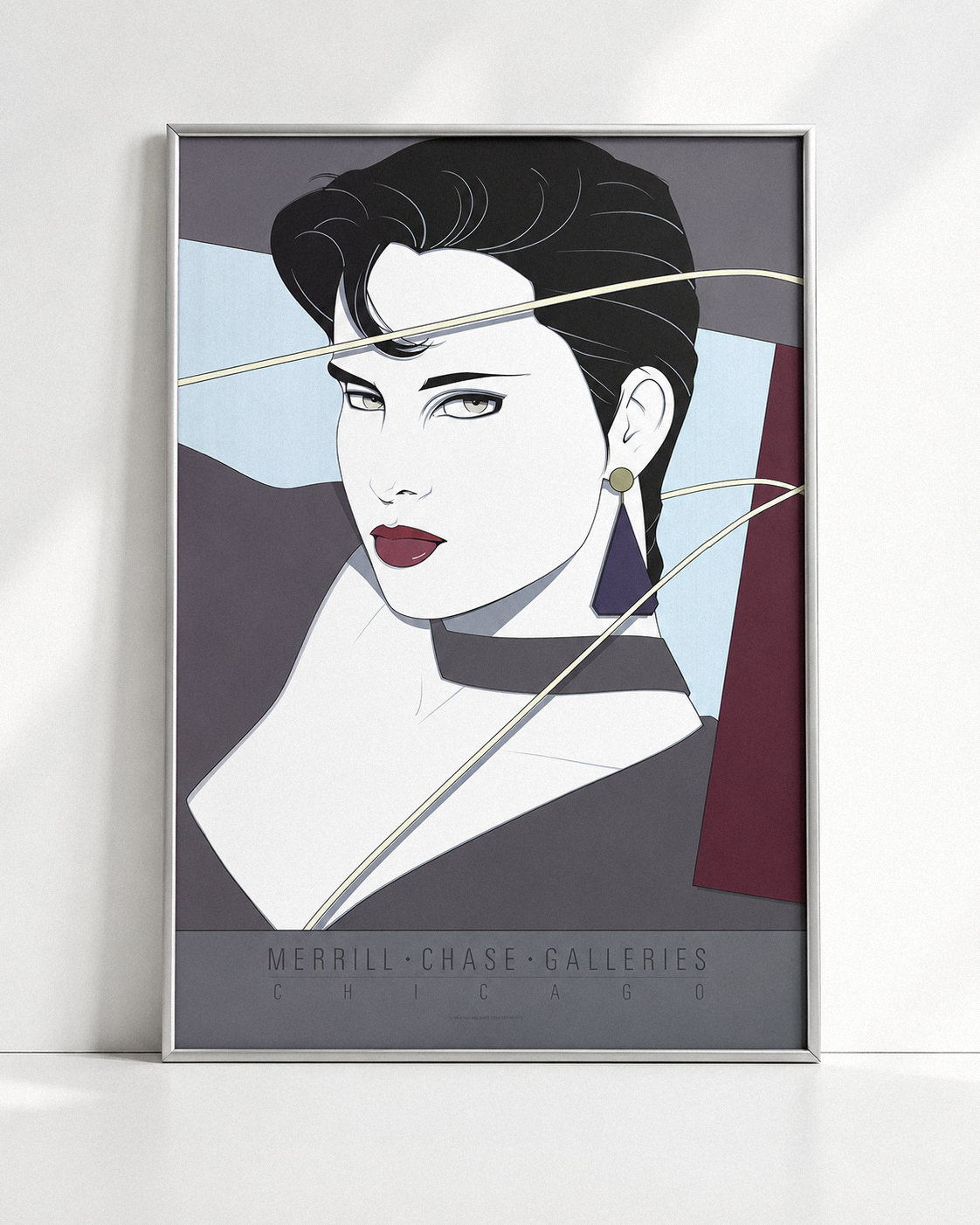 1987 Commemorative #11 Serigraph by Patrick Nagel