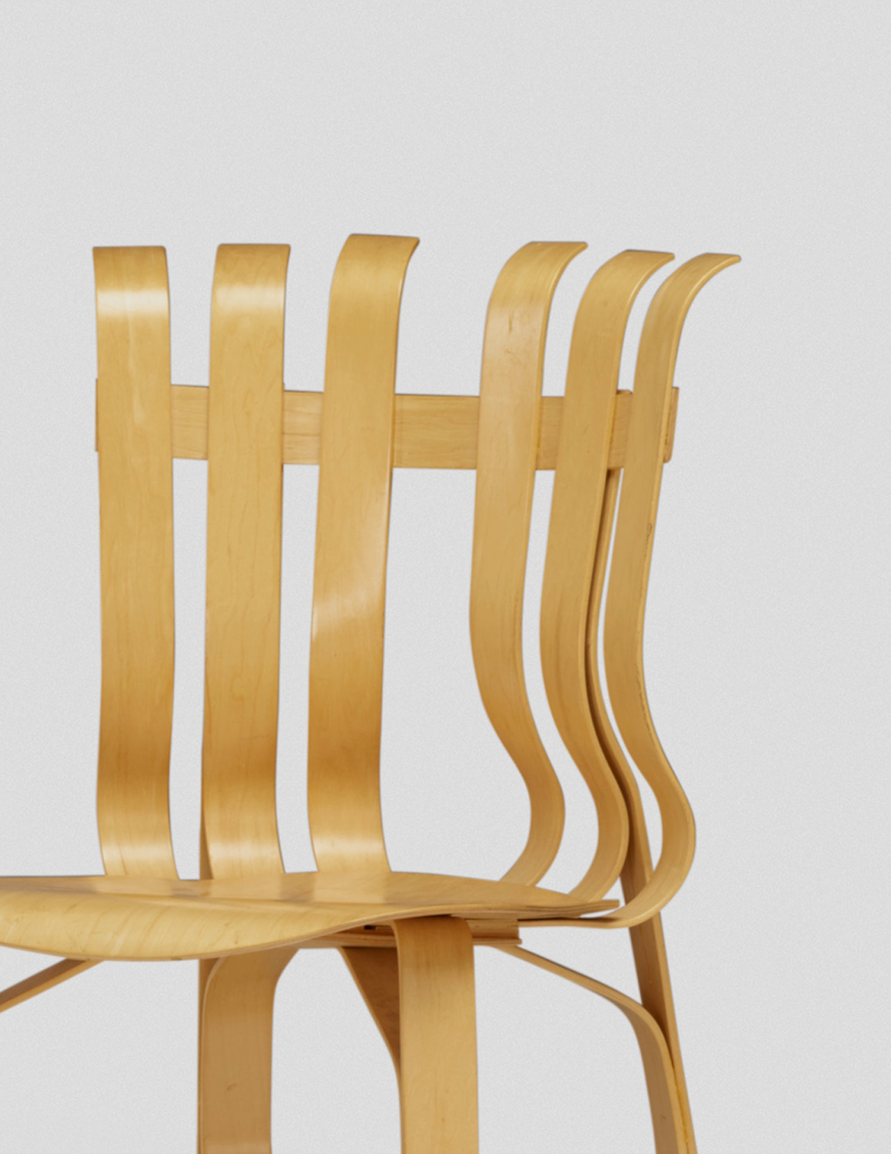 Hat Trick Armless Chair by Frank Gehry for Knoll