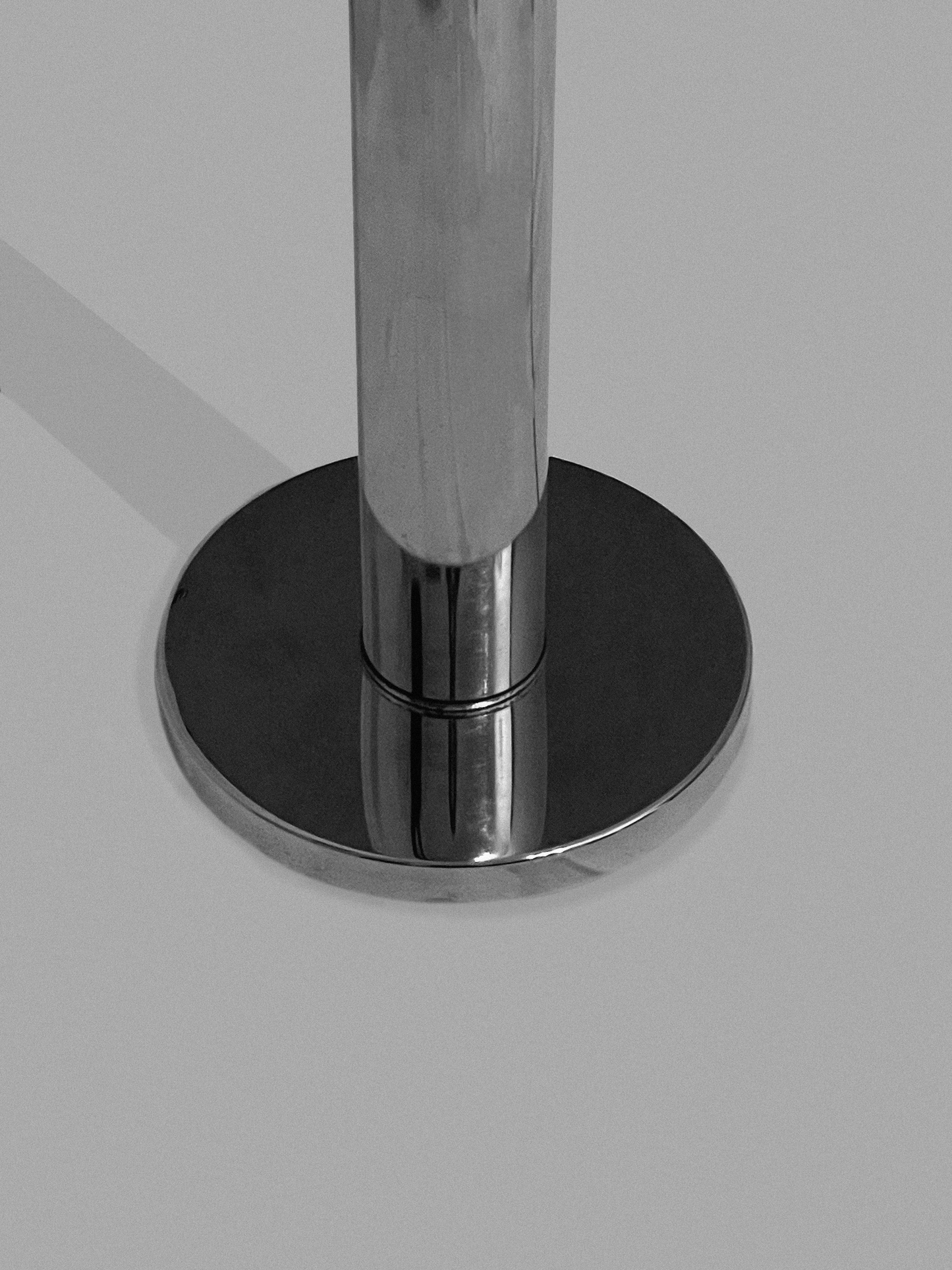 1970s Robert Sonneman Chrome Waterfall Lamp