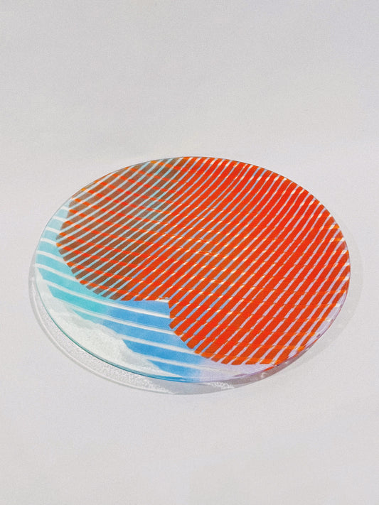 Handmade Decorative Glass Plate