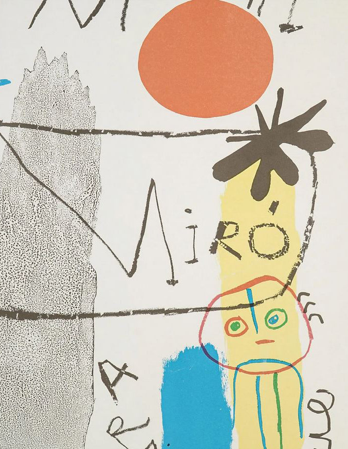 Signed Galeri Maeght Lithograph by Joan Miro