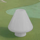 XL 1960s RES Murano Mushroom Lamp in White
