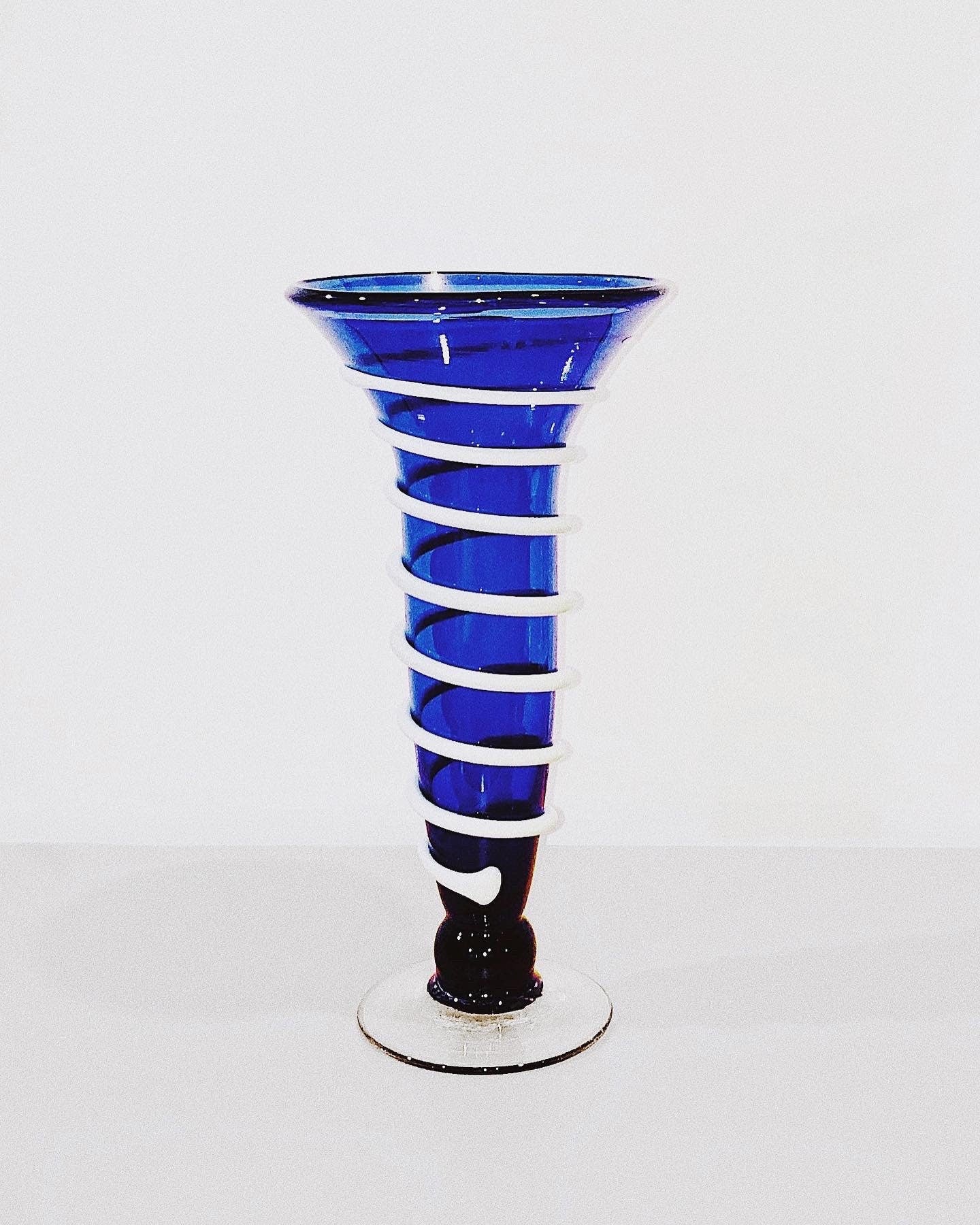 1960s Blenko Snake Wrap Vase