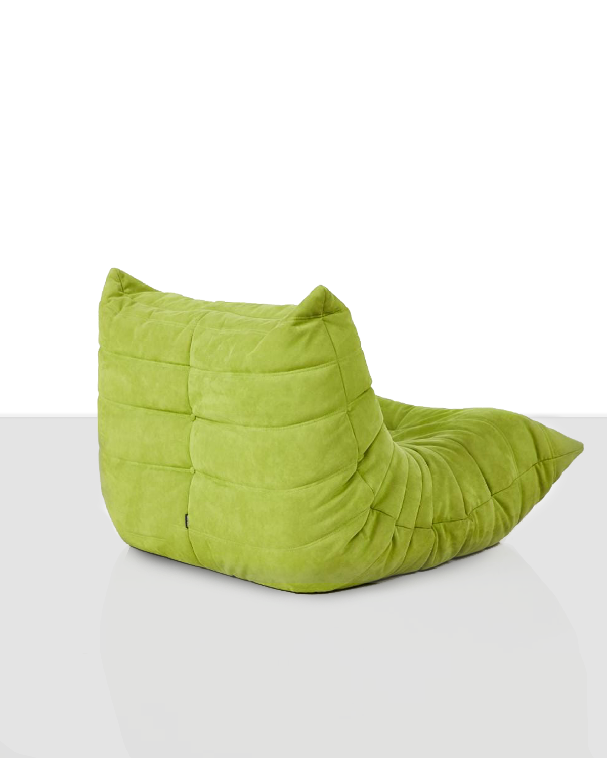 1970s Lime Green Togo Fireside Chair by Michel Ducaroy for Ligne Roset